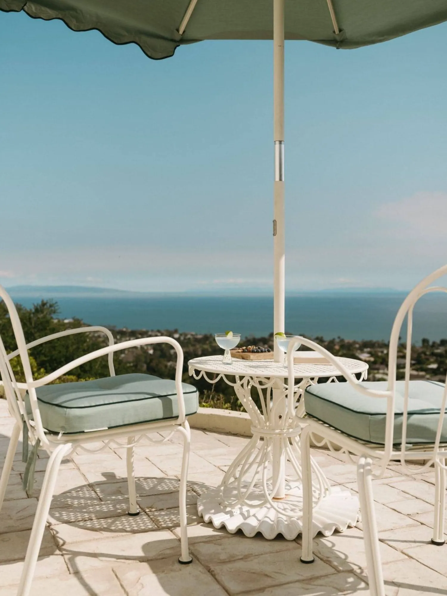 The Al Fresco Chair Cushion - Rivie Green^Business & Pleasure Co. Clearance