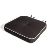 The Al Fresco Chair Cushion - Rivie Black^Business & Pleasure Co. Online
