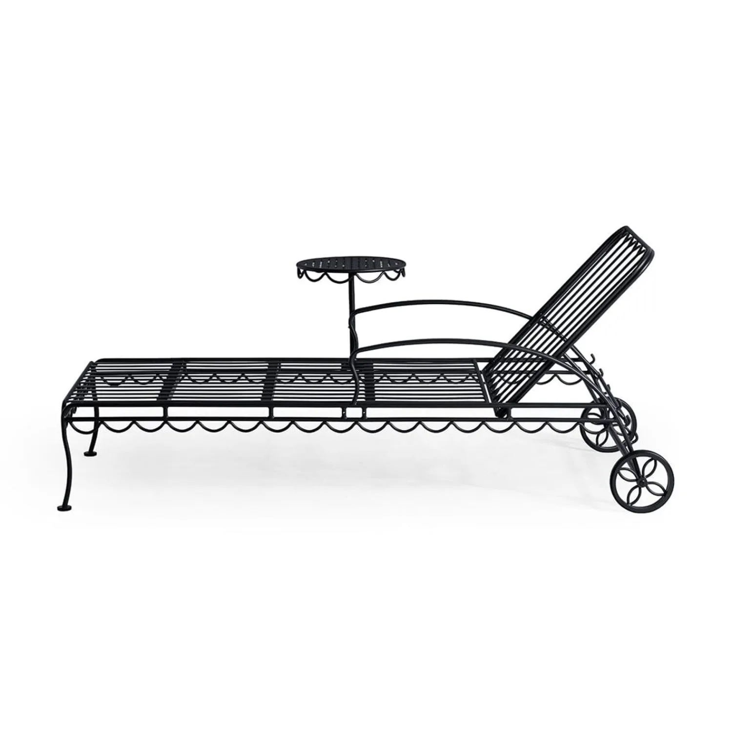 The Al Fresco Sun Lounger - Vintage Black^Business & Pleasure Co. Discount
