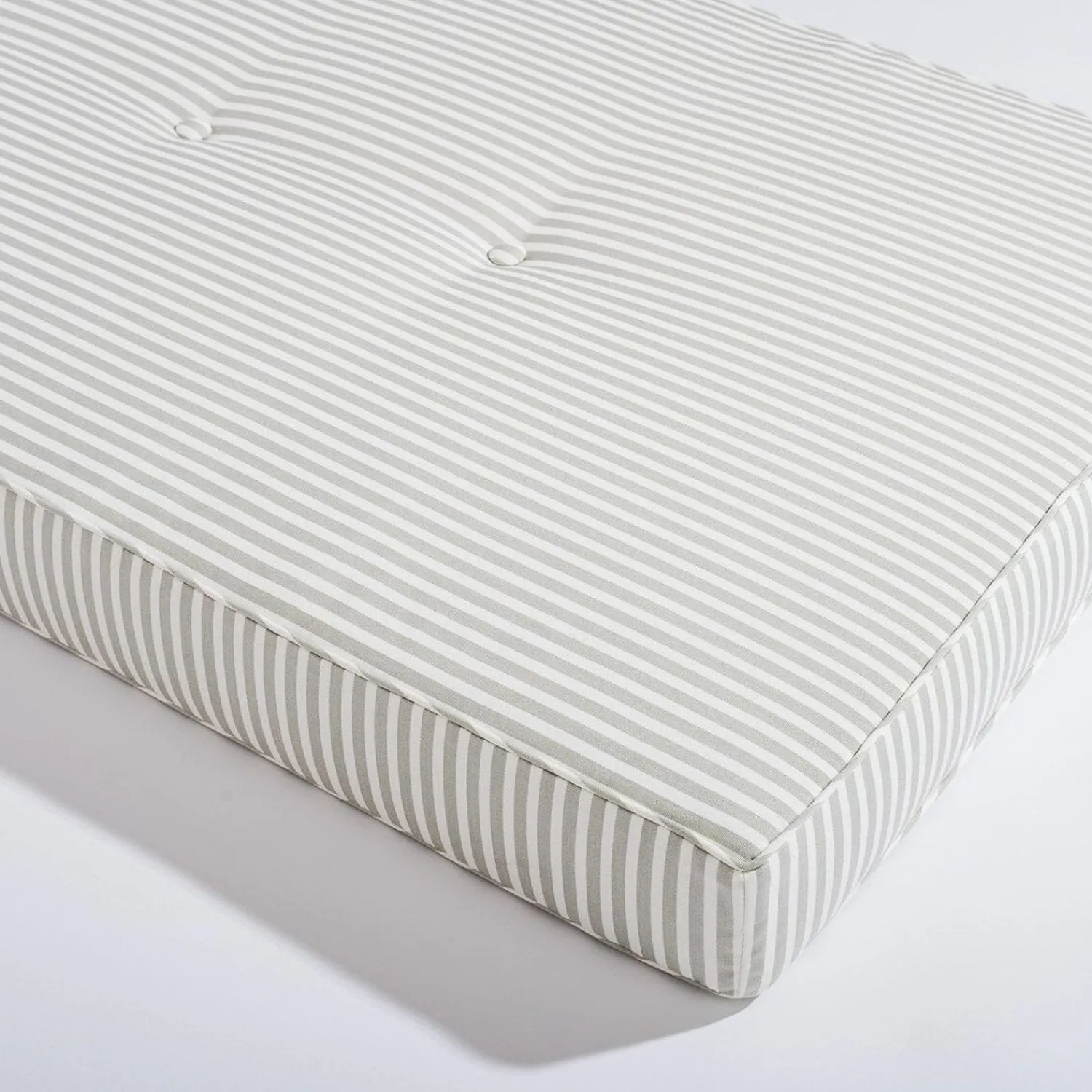 The Al Fresco Sun Lounger Cushion - Lauren'S Sage Stripe^Business & Pleasure Co. Outlet