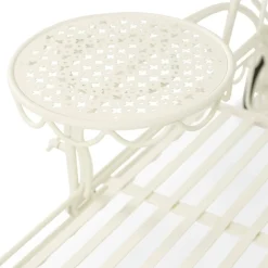 The Al Fresco Sun Lounger - Antique White^Business & Pleasure Co. New