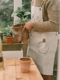 The Apron - Lauren'S Sage Stripe^Business & Pleasure Co. Fashion