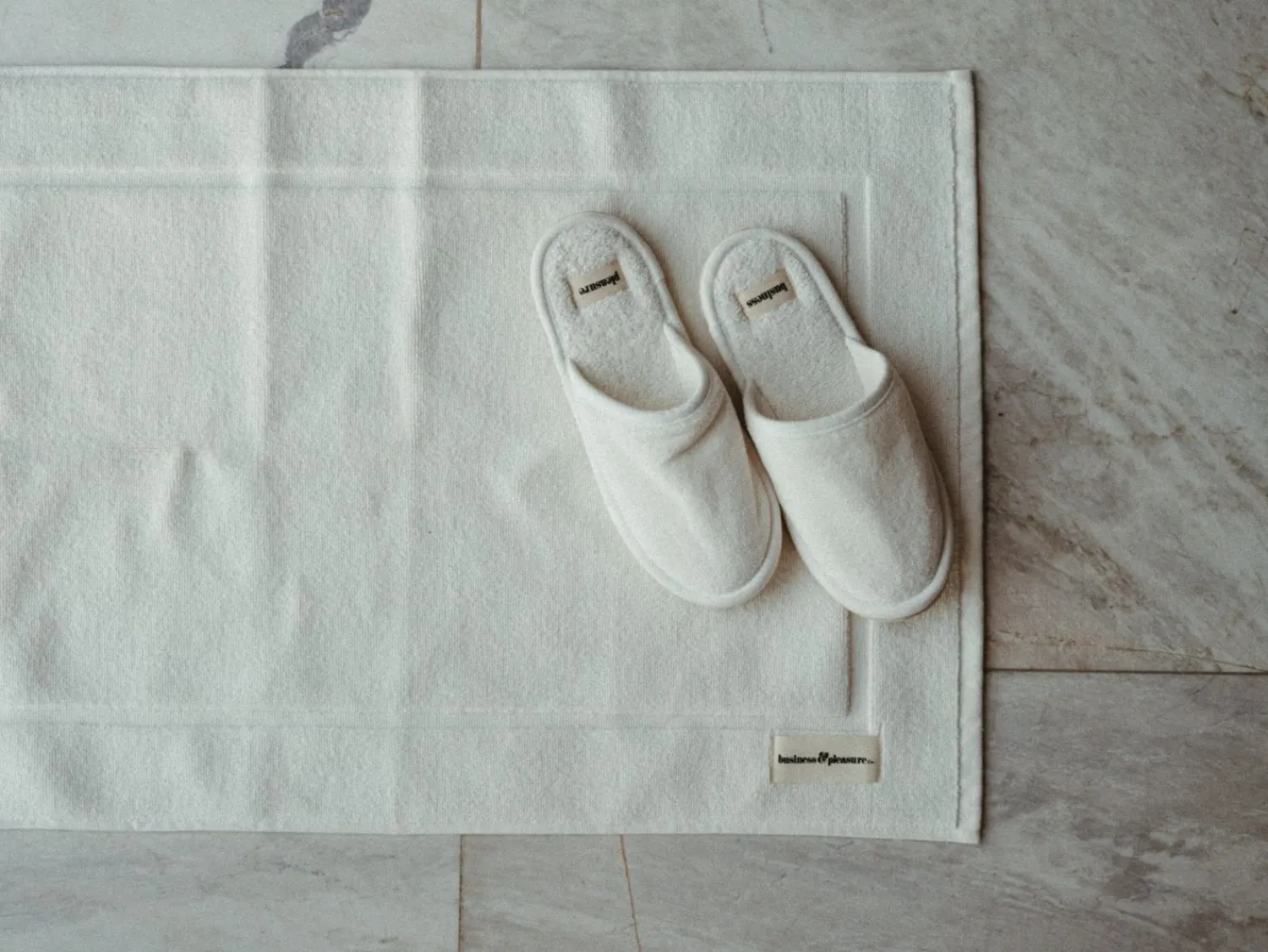 The Bath Mat - Antique White^Business & Pleasure Co. Hot