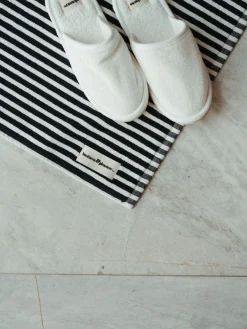 The Bath Mat - Lauren'S Navy Stripe^Business & Pleasure Co. Online