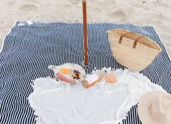 The Beach Blanket - Lauren'S Navy Stripe^Business & Pleasure Co. Online