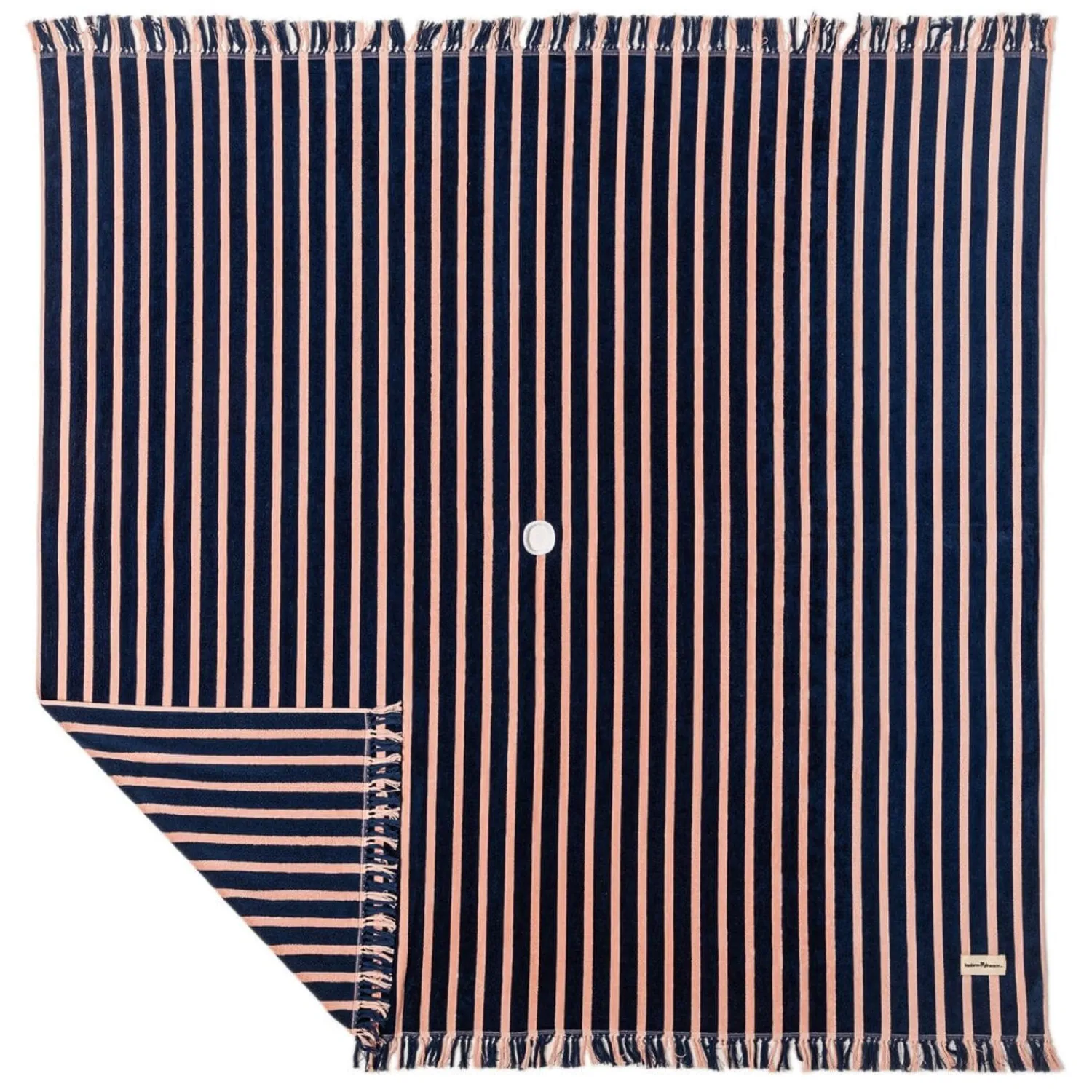 The Beach Blanket - Monaco Navy And Pink Stripe^Business & Pleasure Co. Sale