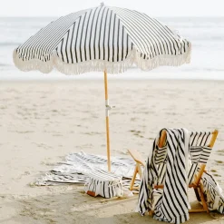 The Beach Towel - Monaco Black Stripe^Business & Pleasure Co. Outlet