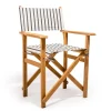 The Directors Chair - Table Height - Monaco Black Stripe^Business & Pleasure Co. Fashion