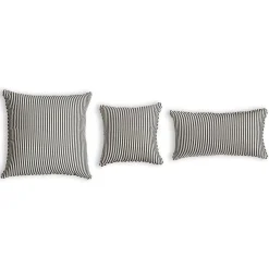The Euro Throw Pillow - Lauren'S Navy Stripe^Business & Pleasure Co. Hot