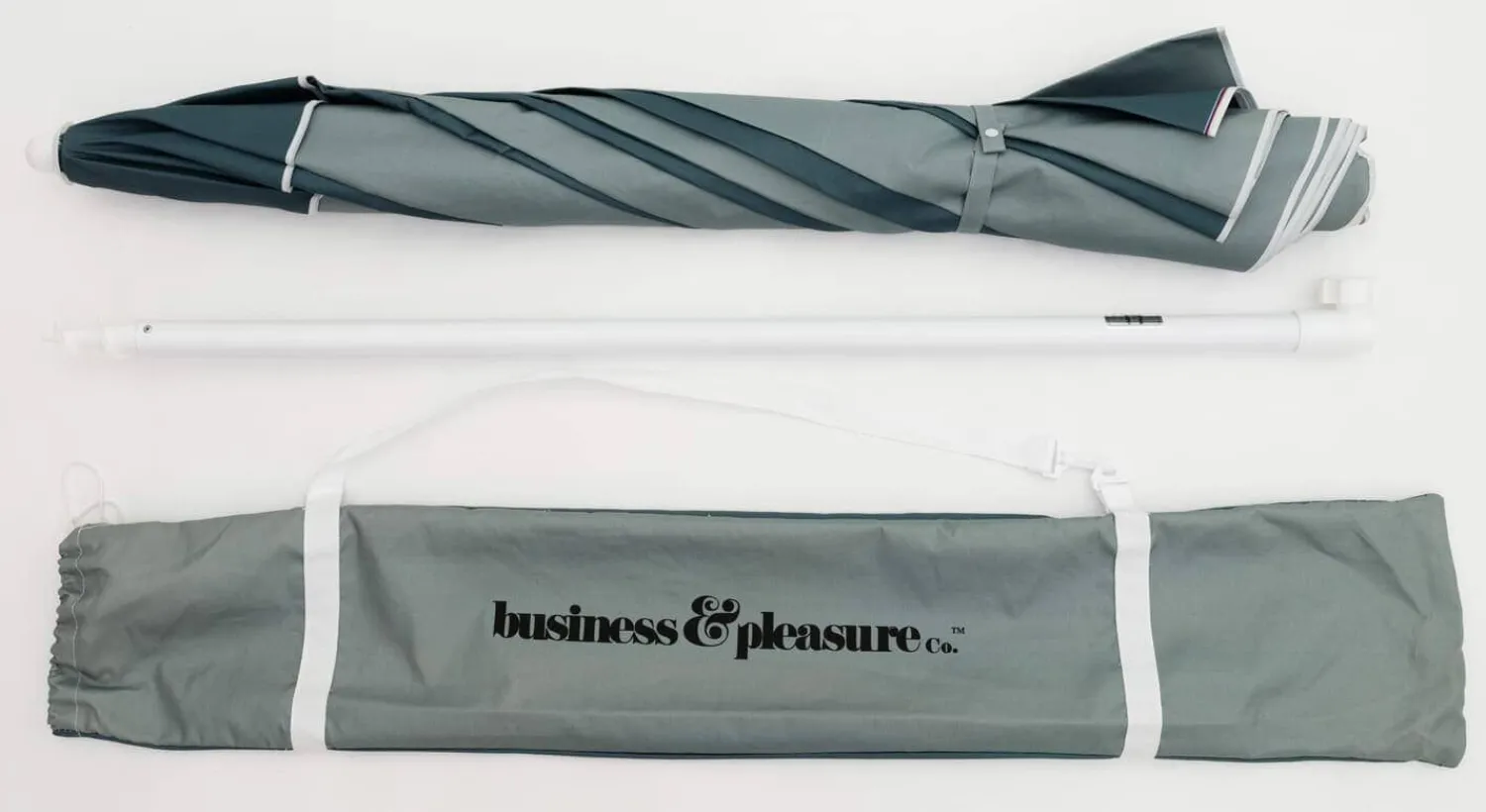 The Family Beach Umbrella - 70'S Panel Green^Business & Pleasure Co. Fashion