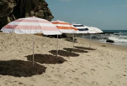 The Family Beach Umbrella - Sage Capri Stripe^Business & Pleasure Co. Sale