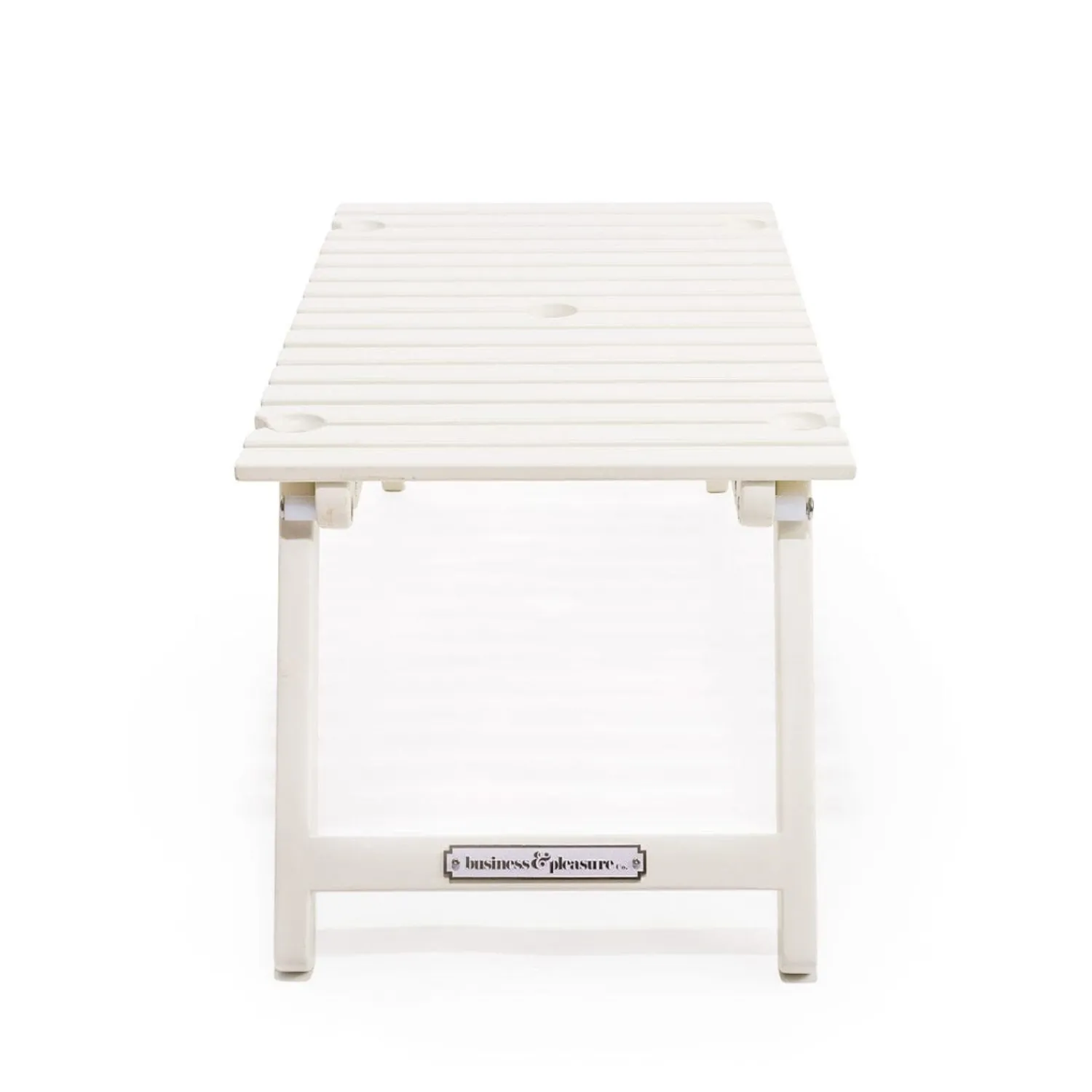 The Folding Picnic Table - Antique White^Business & Pleasure Co. Clearance