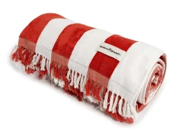 The Holiday Beach Blanket - Le Sirenuse Capri Stripe^Business & Pleasure Co. Clearance