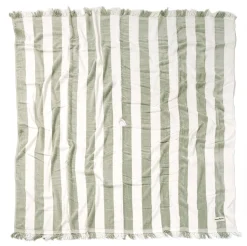 The Holiday Beach Blanket - Sage Capri Stripe^Business & Pleasure Co. New