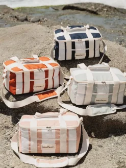 The Holiday Cooler Bag - Sage Capri Stripe^Business & Pleasure Co. Discount