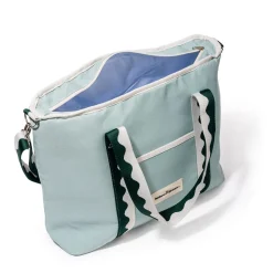 The Holiday Cooler Tote Bag - Rivie Green^Business & Pleasure Co. Outlet