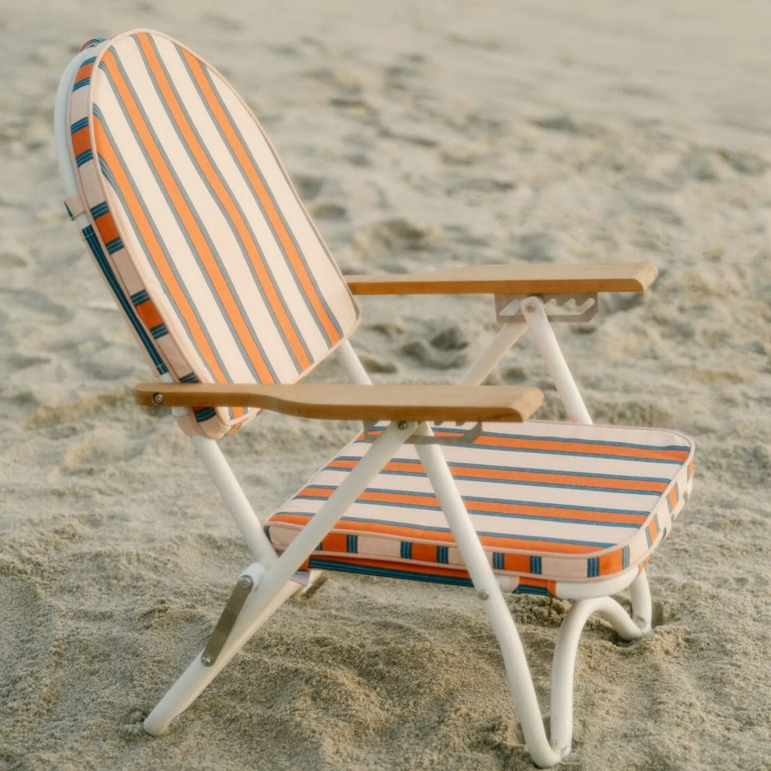 The Pam Chair - Bistro Dusty Pink Stripe^Business & Pleasure Co. Fashion