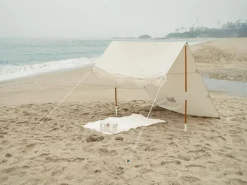 The Premium Beach Tent - Lauren'S Sage Stripe^Business & Pleasure Co. New