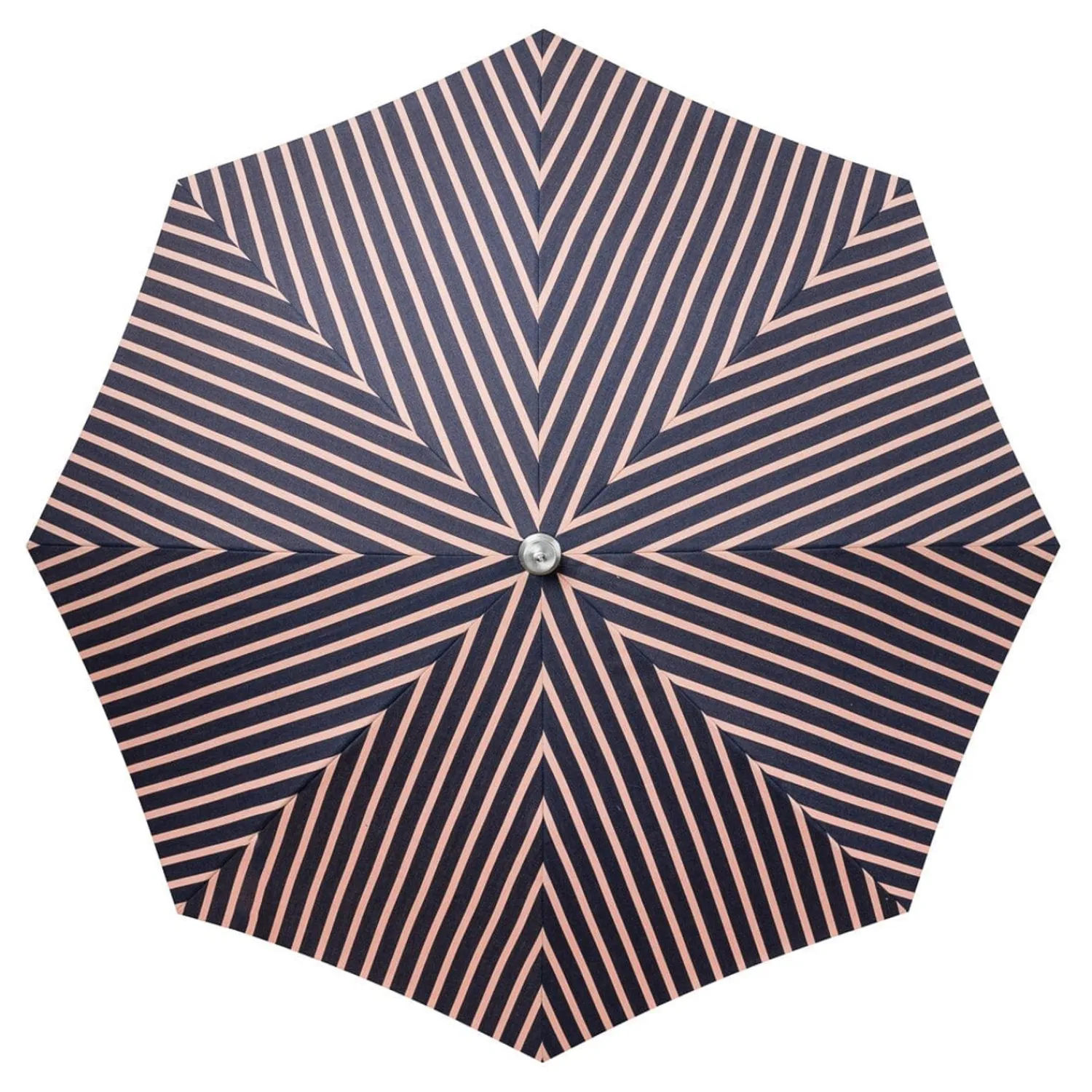 The Premium Beach Umbrella - Monaco Navy And Pink Stripe^Business & Pleasure Co. Discount