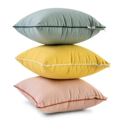 The Small Square Throw Pillow - Rivie Mimosa^Business & Pleasure Co. Clearance