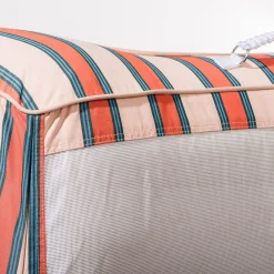 The Xl Pool Lounger - Bistro Dusty Pink Stripe^Business & Pleasure Co. Fashion